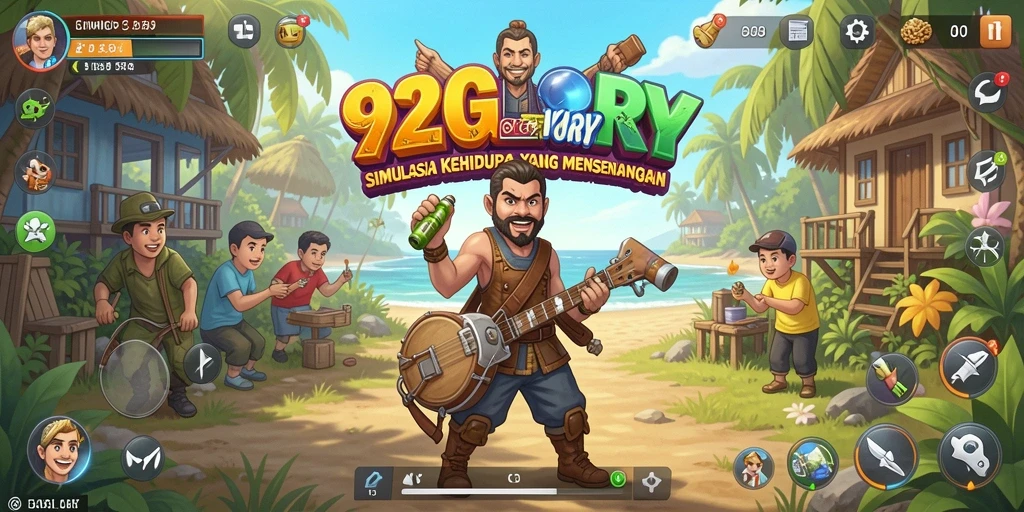 Tampilan gameplay menakjubkan dalam 92GLORY dengan interaksi yang realistis.
