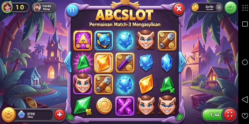 Gameplay seru dari ABCSLOT dengan kombinasi warna-warni.