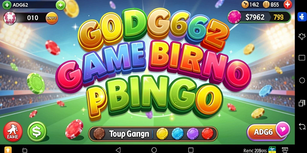 Tampilan gameplay seru dalam permainan Bingo ADG62.