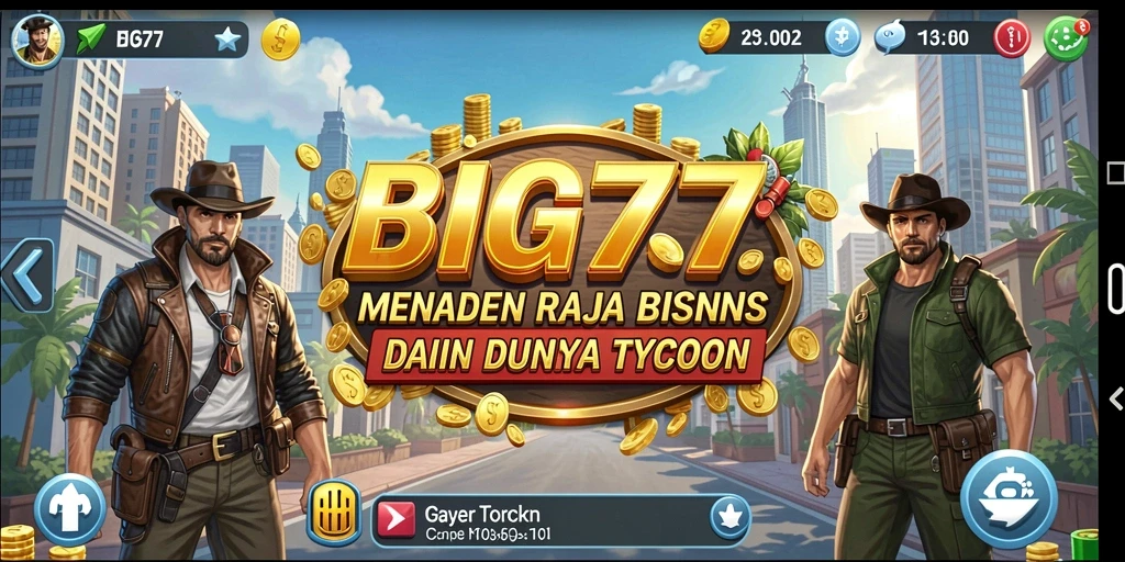 Screenshot BIG77 menampilkan aksi seru dalam bermain Tycoon.