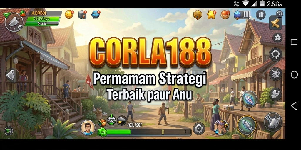 Tangkapan layar gameplay CORLA188 menunjukkan pertempuran strategi yang mendebarkan.