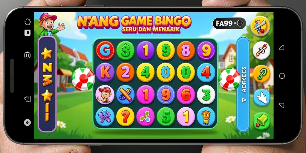 Tampilan gameplay seru dalam aplikasi FA99 Bingo.