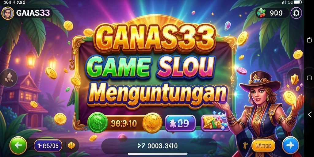 Screenshot gameplay menampilkan keseruan bermain Slot di GANAS33.
