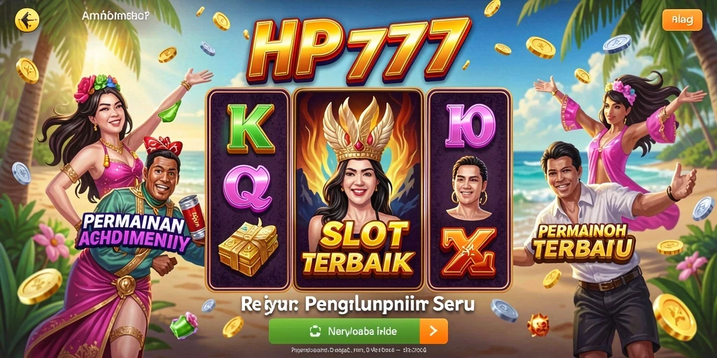 Screenshot gameplay HP777 yang menampilkan keseruan bermain Slot.