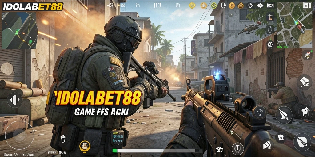 Tampilan utama gameplay IDOLABET88 dengan aksi menegangkan.