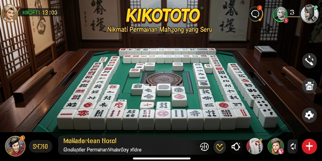 Screenshot KIKOTOTO menampilkan gameplay menantang dari Mahjong.
