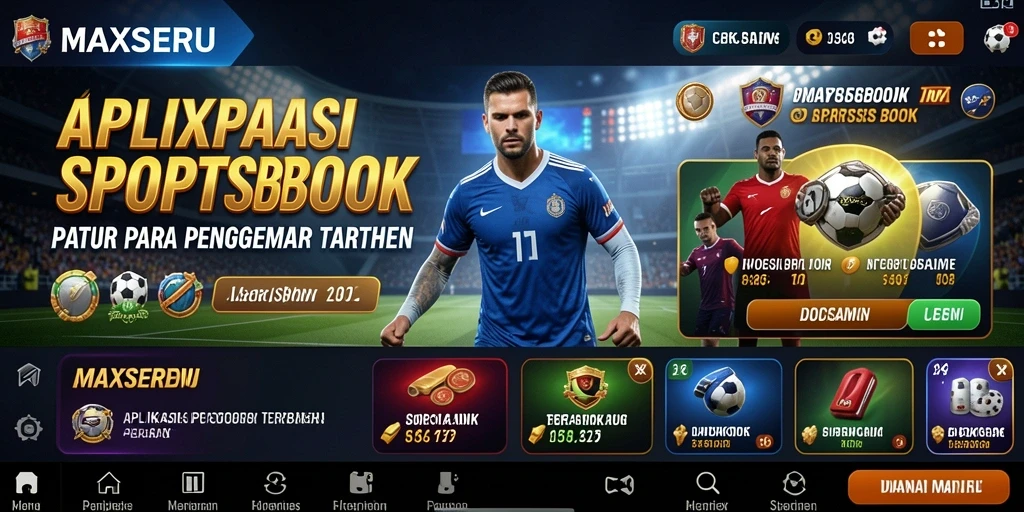 Tampilan gameplay yang menarik dari aplikasi Sportsbook MAXSERU.
