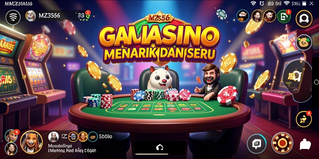 Tampilan gameplay menarik dari MZ356 yang penuh warna.