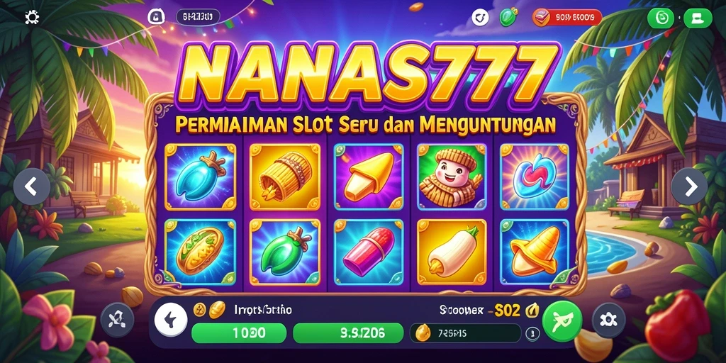 Tampilan gameplay seru dan mengasyikkan dari NANAS777.