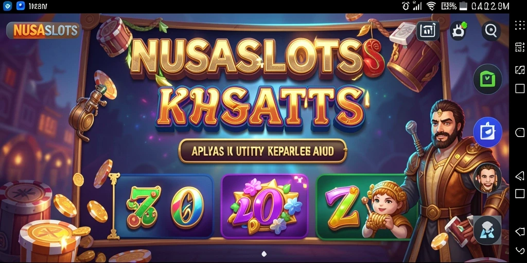 Tampilan antarmuka NUSASLOTS yang user-friendly dan fungsionalitas yang efisien.