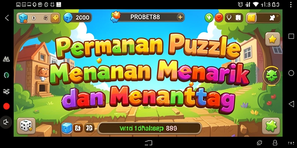 Tampilan gameplay PROBET88 yang menantang dan penuh warna.