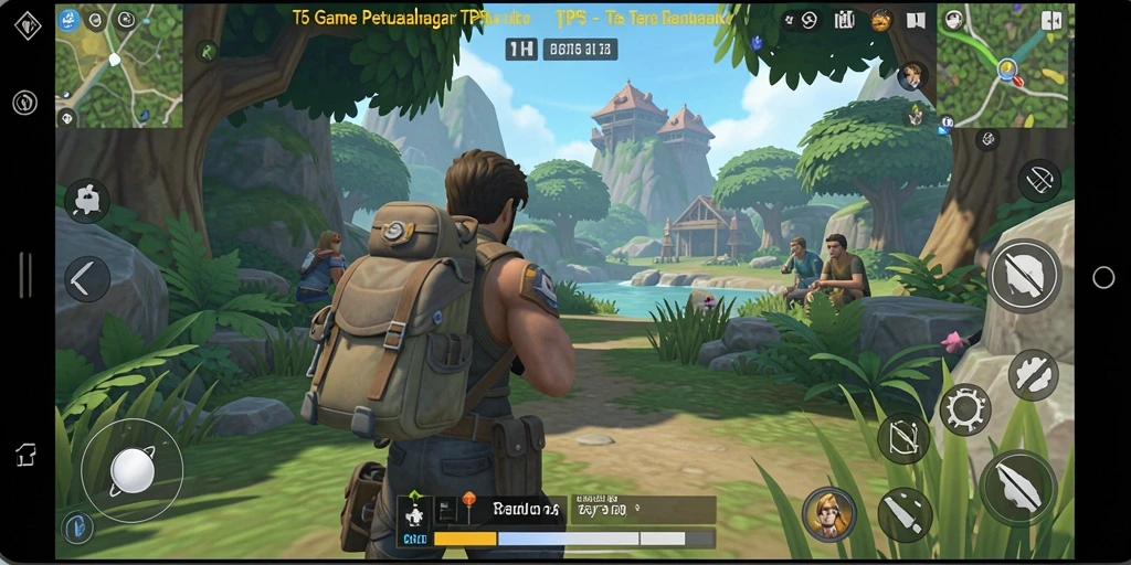 Screenshot gameplay T6 dengan aksi menegangkan dalam pertempuran TPS.
