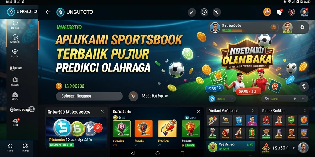 Tampilan menarik dari gameplay Sportsbook UNGUTOTO.
